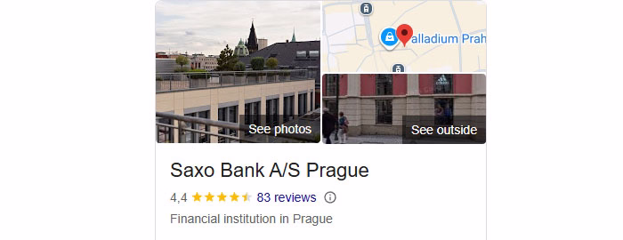 Hodnocení makléře Saxo Bank