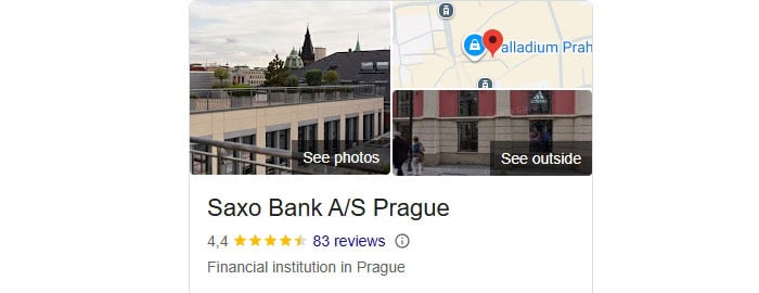 Hodnocení makléře Saxo Bank