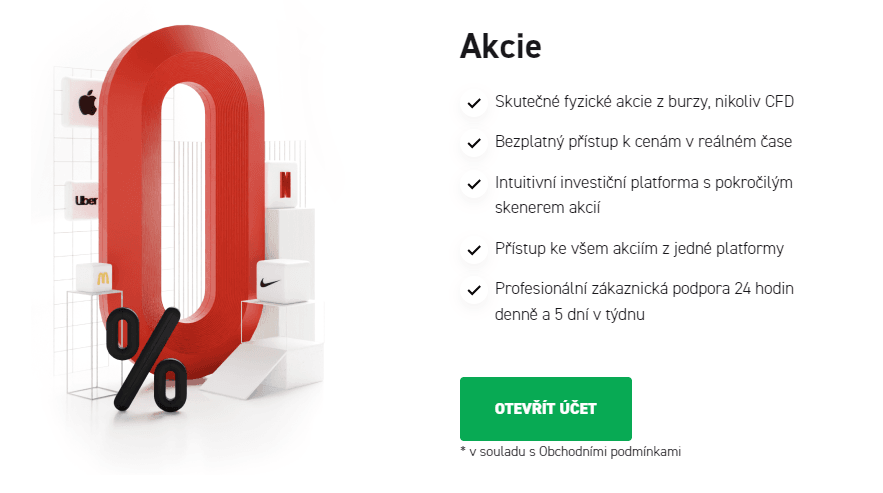 XTB: investice do akcií