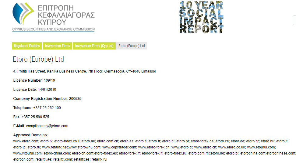 eToro vs XTB: regulace etoro