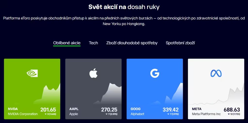 eToro vs XTB - velké srovnání