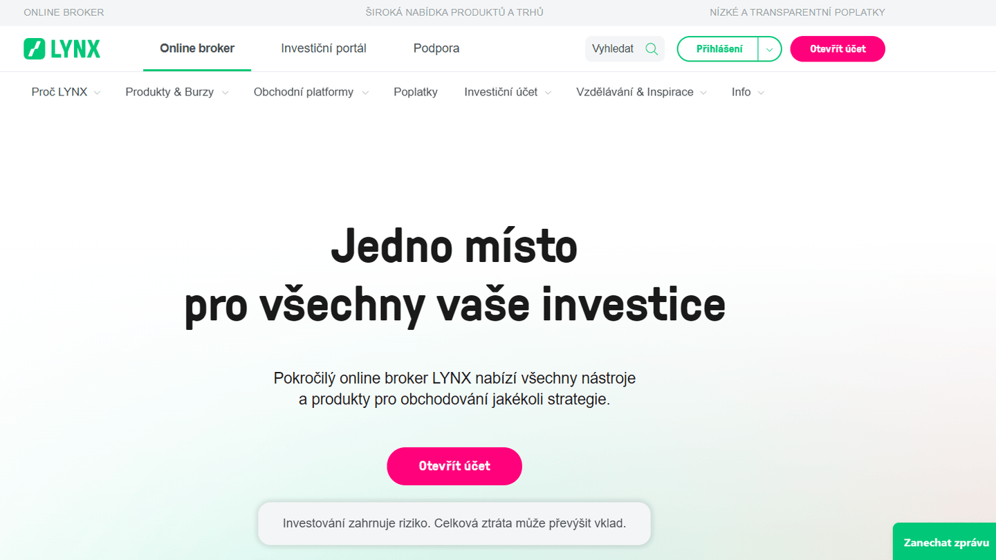 Je Lynx Broker tím nejlepším brokerem v Česku?