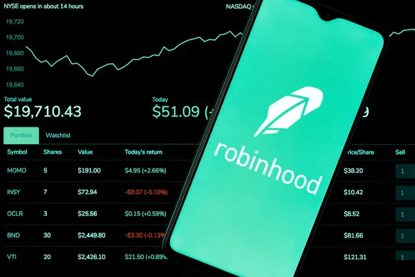Broker bez poplatků: Robinhood