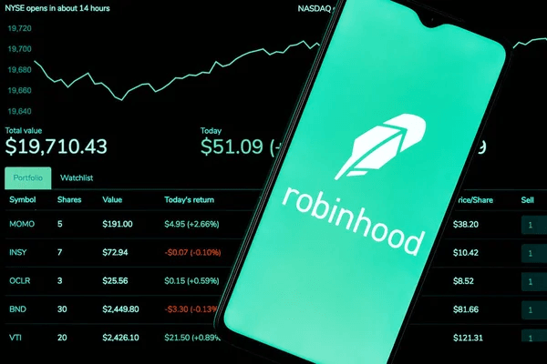 Broker bez poplatků: Robinhood