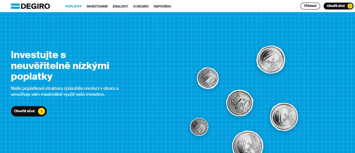 DEGIRO: Broker bez poplatků
