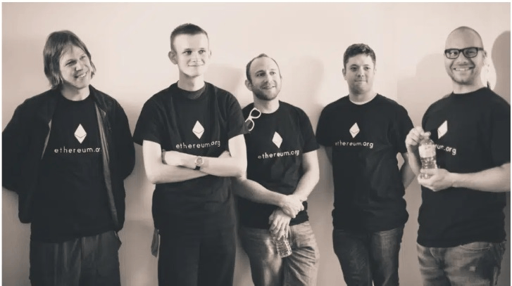 Skupina zakladatelů Ethera v roce 2014