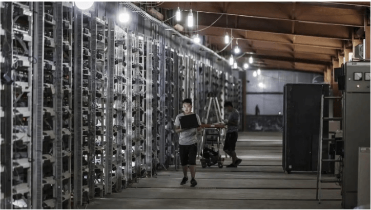 Těžební farma na Bitcoin