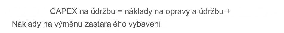 Vzoreček maintance capexu