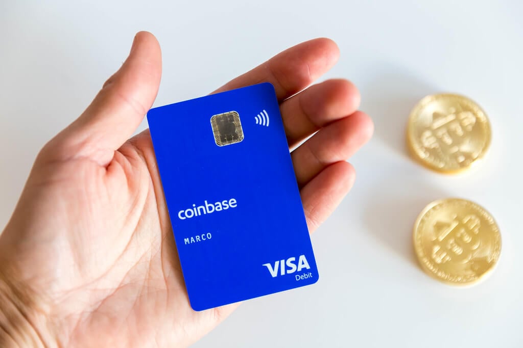 Coinbase recenze - card