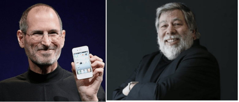 Steve Jobs a Steve Wozniak, zakladatelé Apple