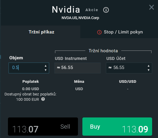 Jak koupit akcie NVDIA na XTB