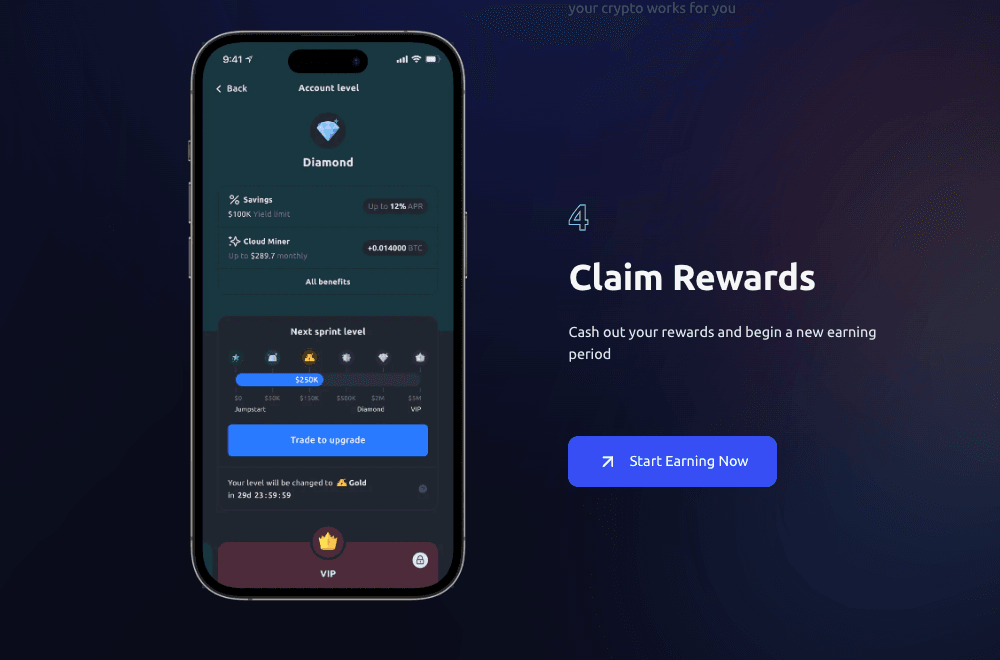 YouHodler - vybrat odměny