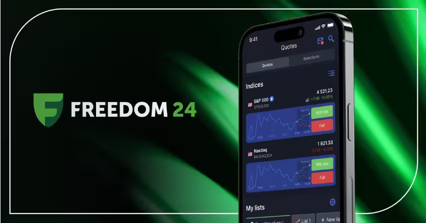 Freedom24 mobilní aplikace