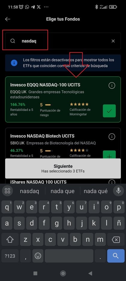 XTB investiční plán - výběr nového ETF