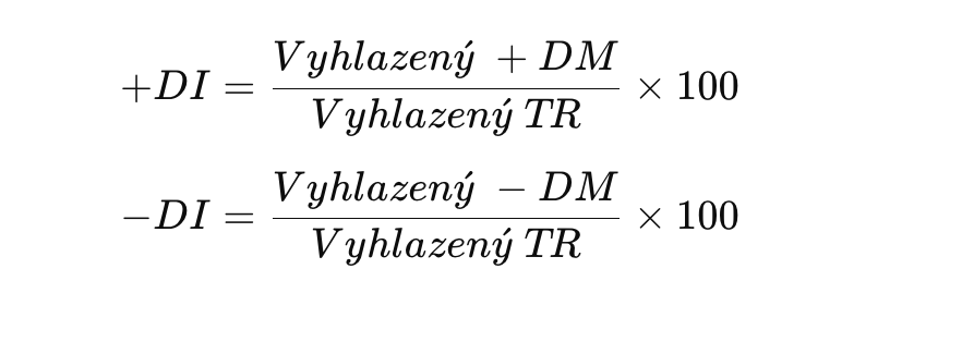 adx indikátor_ vypocet