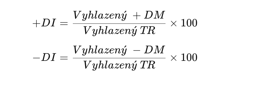 adx indikátor_ vypocet