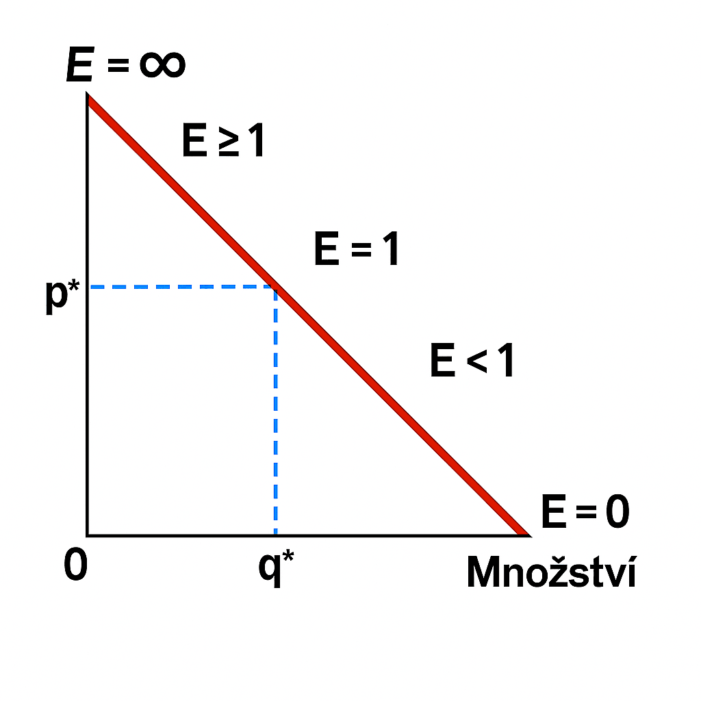 Elasticita poptávkové křivky
