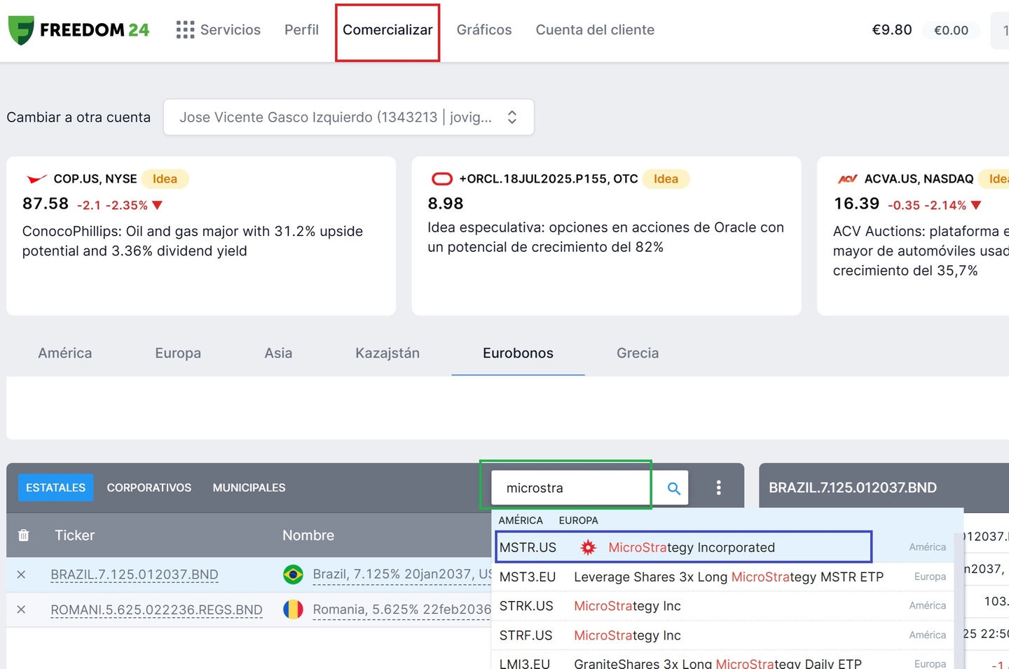 MicroStrategy na Freedom24