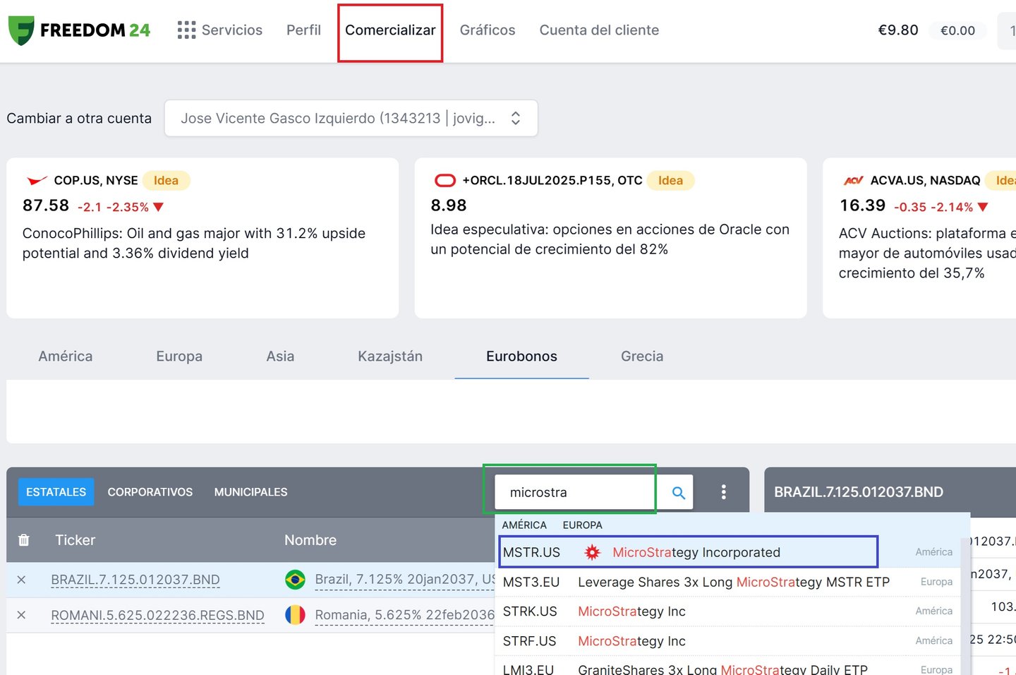 MicroStrategy na Freedom24