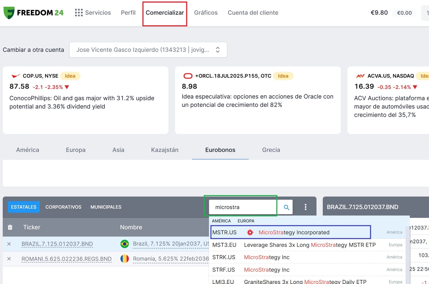MicroStrategy na Freedom24