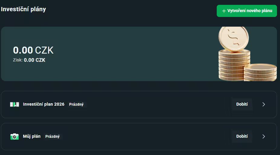 První krok pro investování