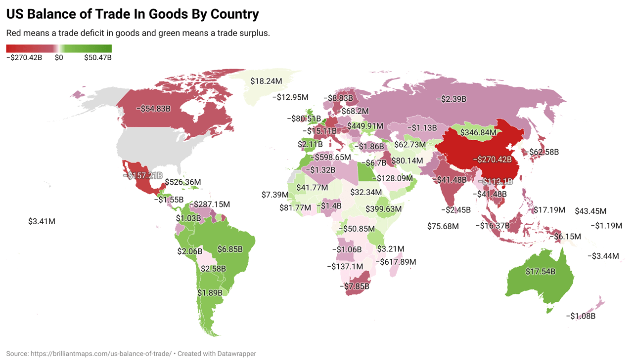Obchodní bilance USA s Čínou
