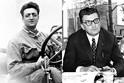 Enzo Ferrariho a Ferruccio Lamborghini