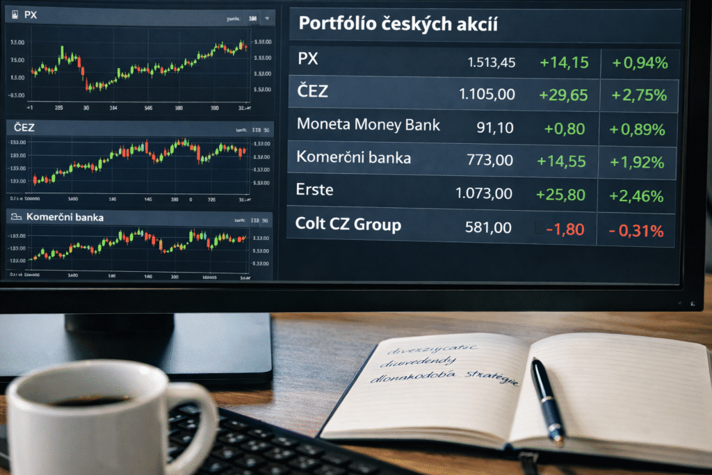 Brokeři pro akcie v ČR