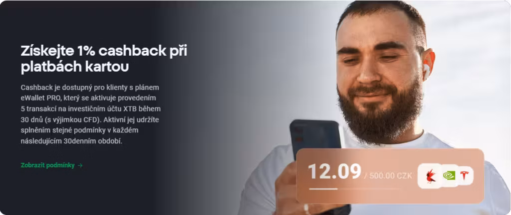 Cashback na akcie a ETF