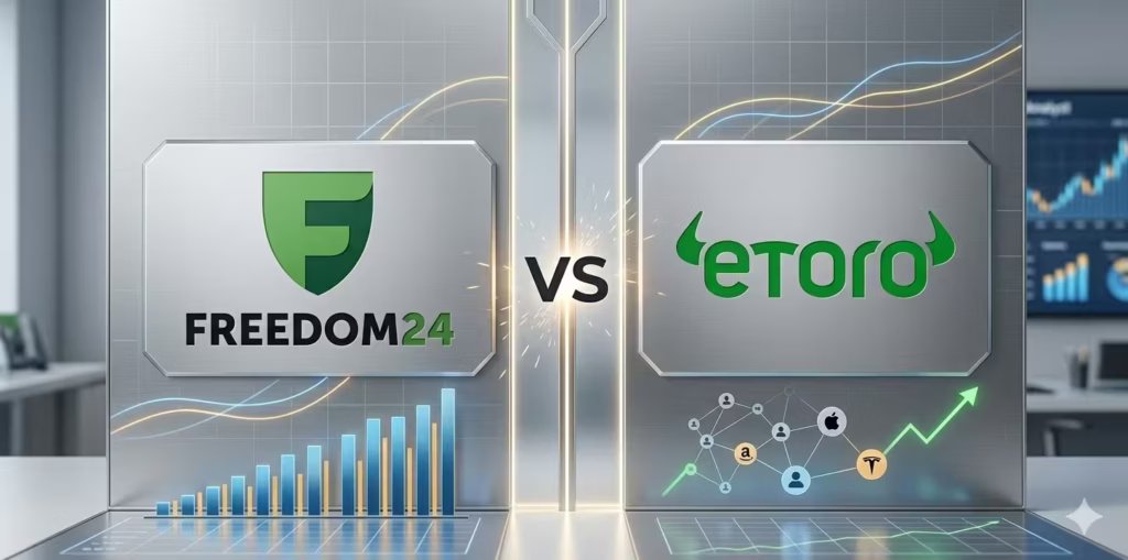 Freedom24 vs eToro srovnání