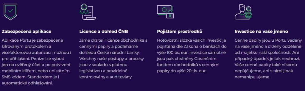 Bezpečnost a zabezpečení Portu