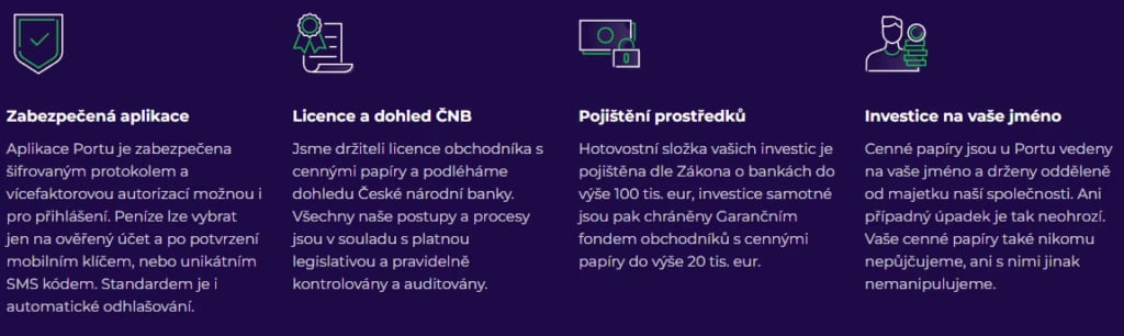 Bezpečnost a zabezpečení Portu